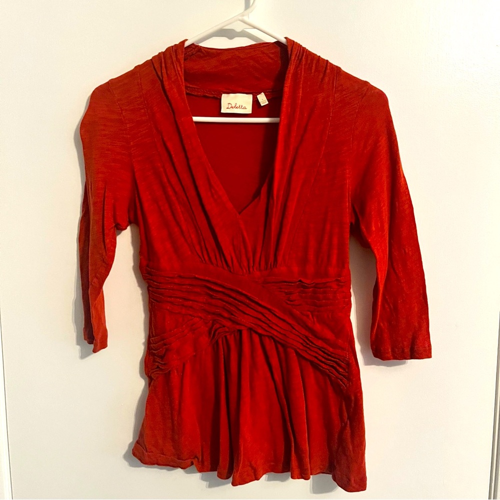 Anthropologie Deletta blouse GUC size S